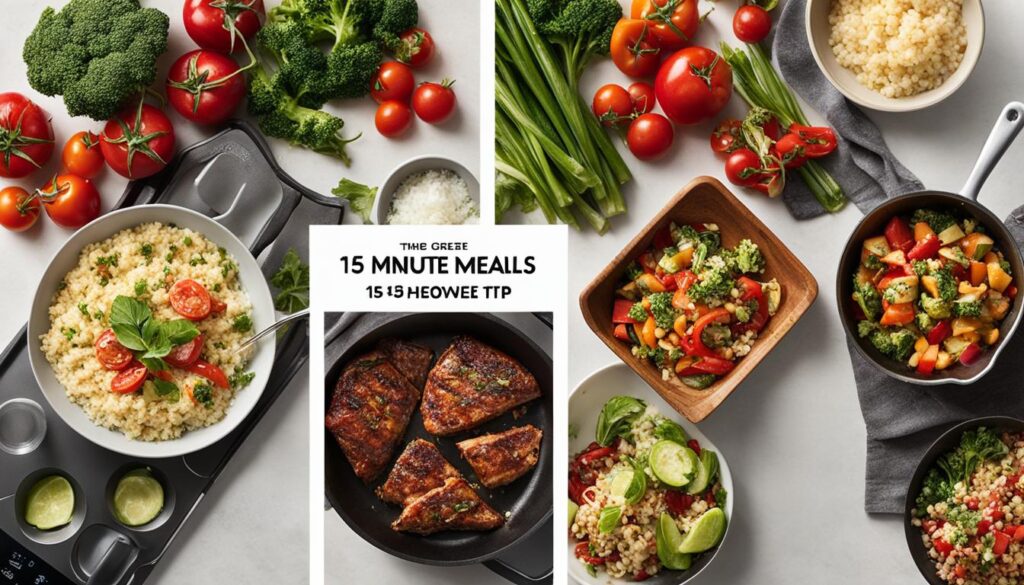 15-Minute Meals and Slow Cooker Recipes